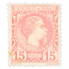 MONACO N° 5 PRINCE CHARLES III 15C ROSE, TIMBRE NEUF* - 1885 - COTE 550 EUROS