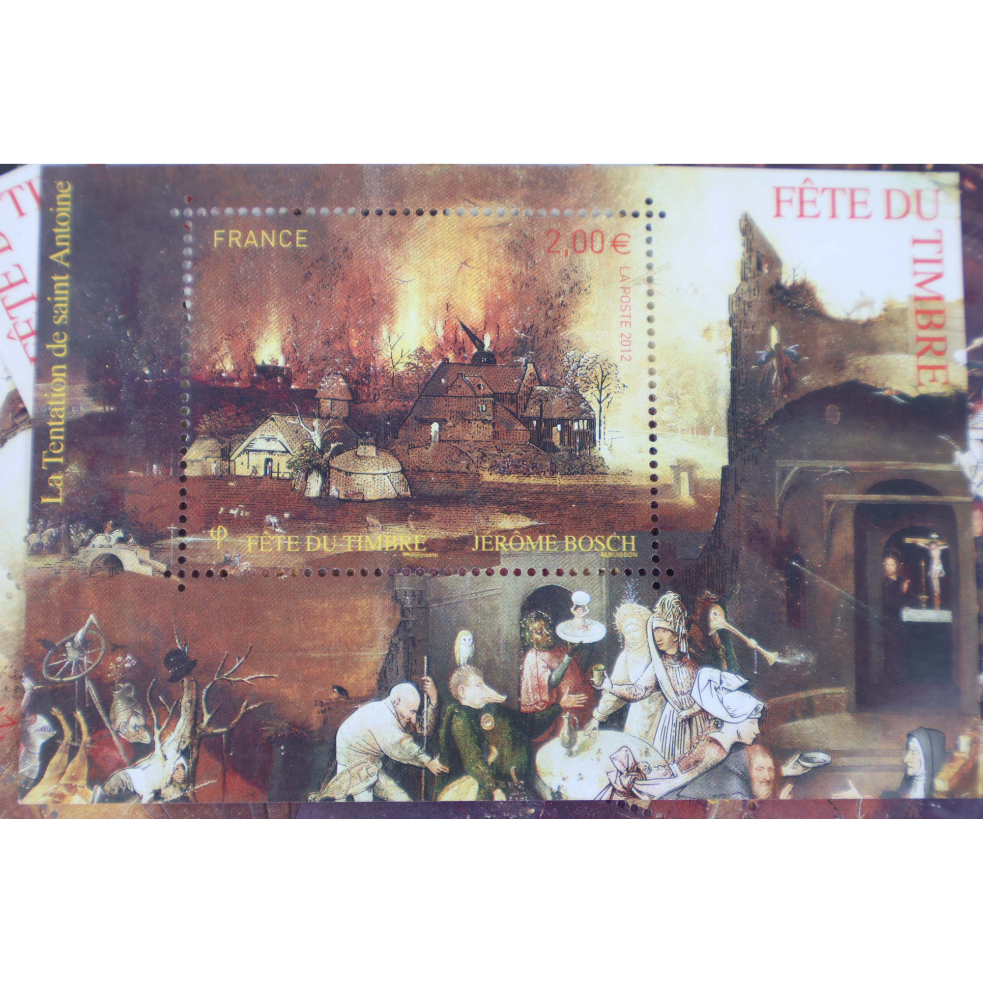 LOT 30 BLOCS N° F4689 FETE DU TIMBRE 2012 TIMBRES NEUFS** 2€ FACIALE 60€