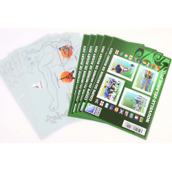 LOT 20 BLOCS N° F4576/F4680 RUGBY KARATÉ, TIMBRES NEUFS** 0.89€ - FACIALE 62.30€