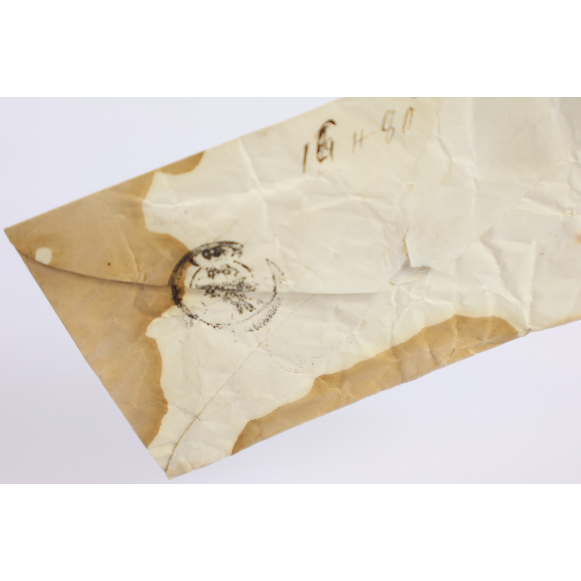 FRANCE PAIRE DE TIMBRES N° 15 TYPE NAPOLÉON OBLITÉRÉS SUR ENVELOPPE, COTE 1400€