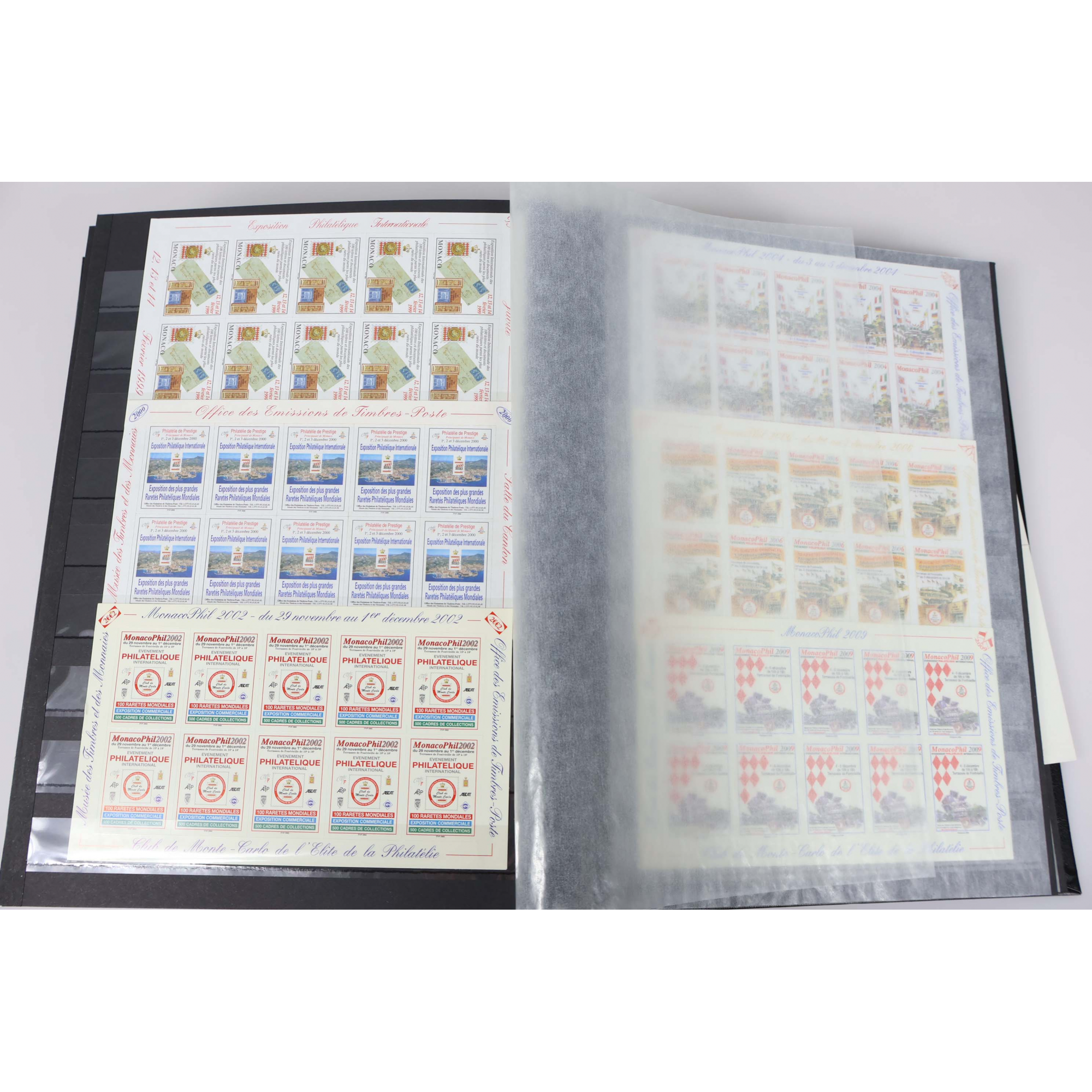 COLLECTION DE TIMBRES DE MONACO, NEUFS** DE 1974 A 2008 - FACIALE 795 EUROS