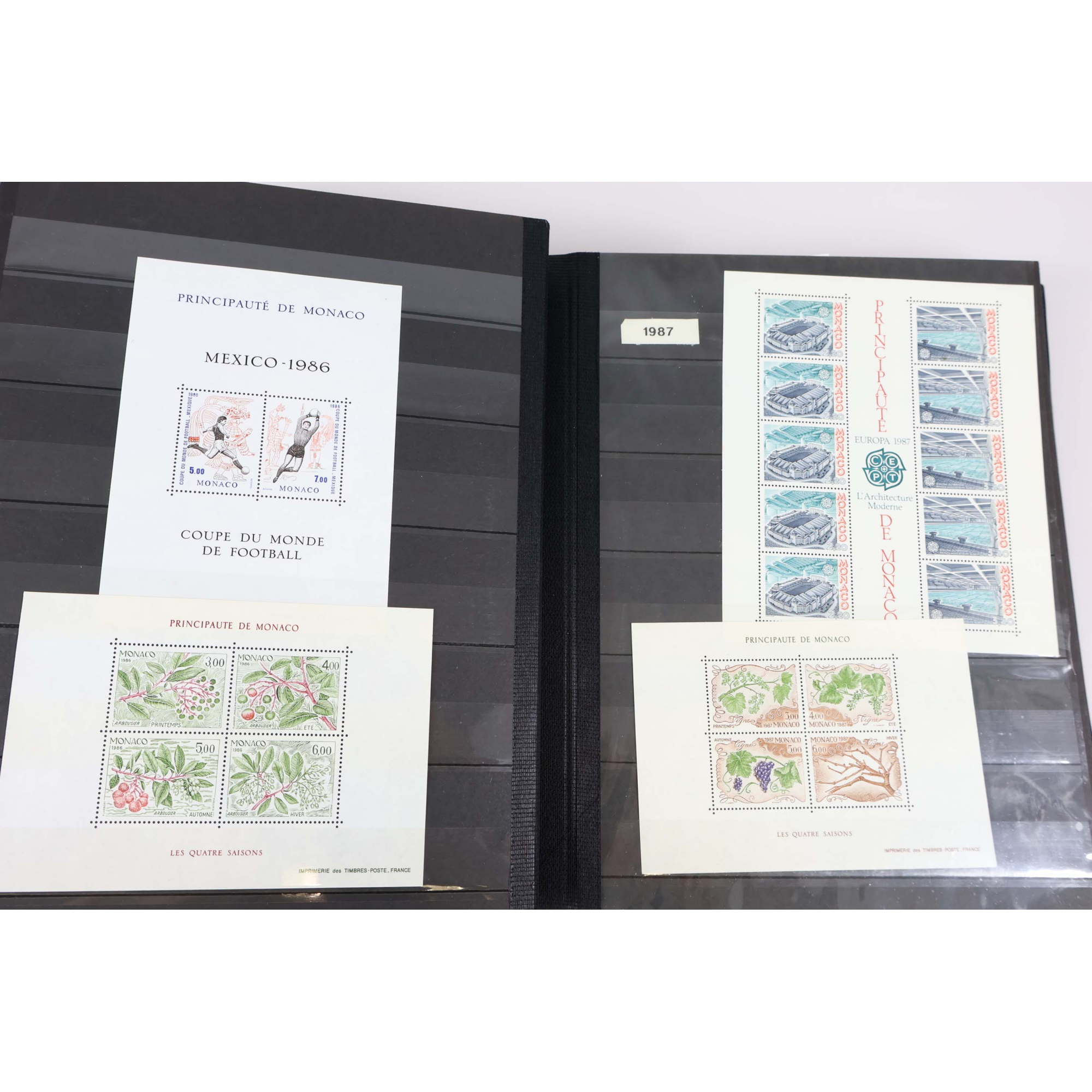 MONACO COLLECTION BLOCS-FEUILLETS/PRÉOBLITÉRÉS/CARNETS 1981-2006 TIMBRES NEUFS**