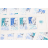 LOT 30 CARNETS BC2400A PERSONNAGES CÉLÈBRES 1986 TIMBRES NEUFS**, FACIALE 44.82€