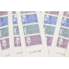LOT 30 CARNETS BC2460 PERSONNAGES CÉLÈBRES 1987 TIMBRES NEUFS**, FACIALE 56.25€