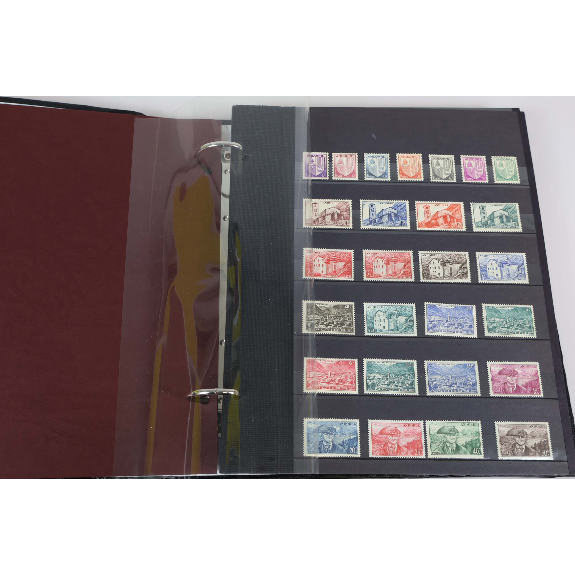 ANDORRE COLLECTION JUSQU'A 2020 AVEC DOUBLES, TIMBRES NEUFS** FACIALE 937 EUROS