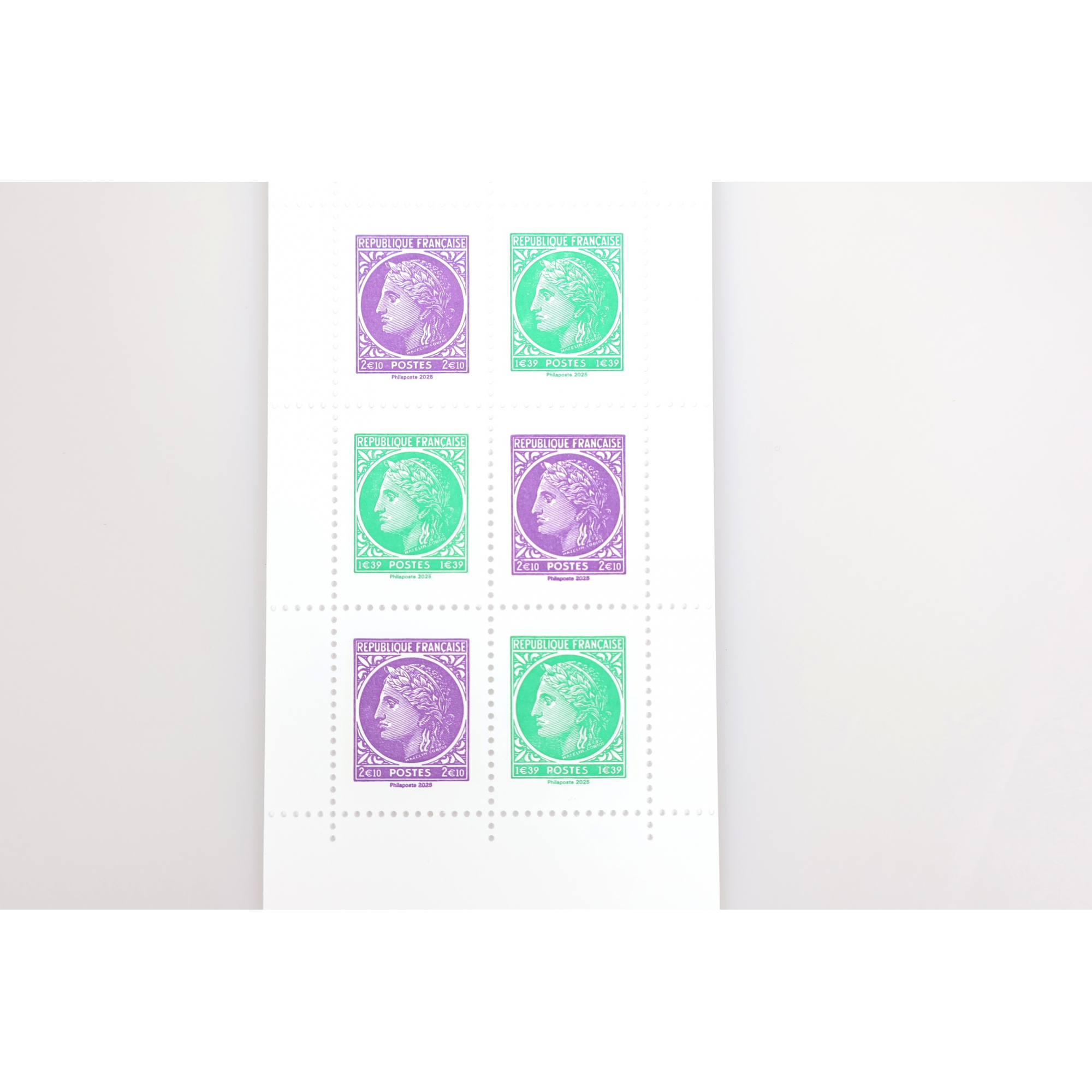 FRANCE CARNET COMPO VARIABLE N°1536 - 80 ANS CÉRÈS DE MAZELIN NEUFS** 2025