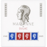 FRANCE BLOC FEUILLET F5861MARIANNE DE DULAC 1945-2025 TIMBRES NEUFS** ANNÉE 2025