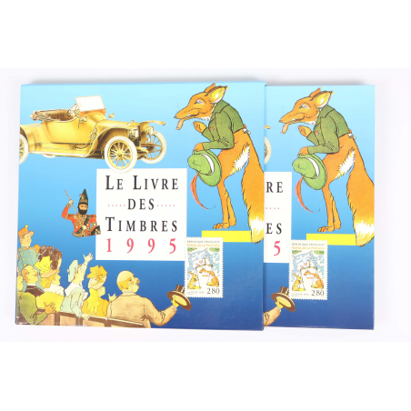 LE LIVRE DES TIMBRES FRANCE ANNÉE 1995 AVEC BOITIER - COMPLET - TIMBRES NEUFS**