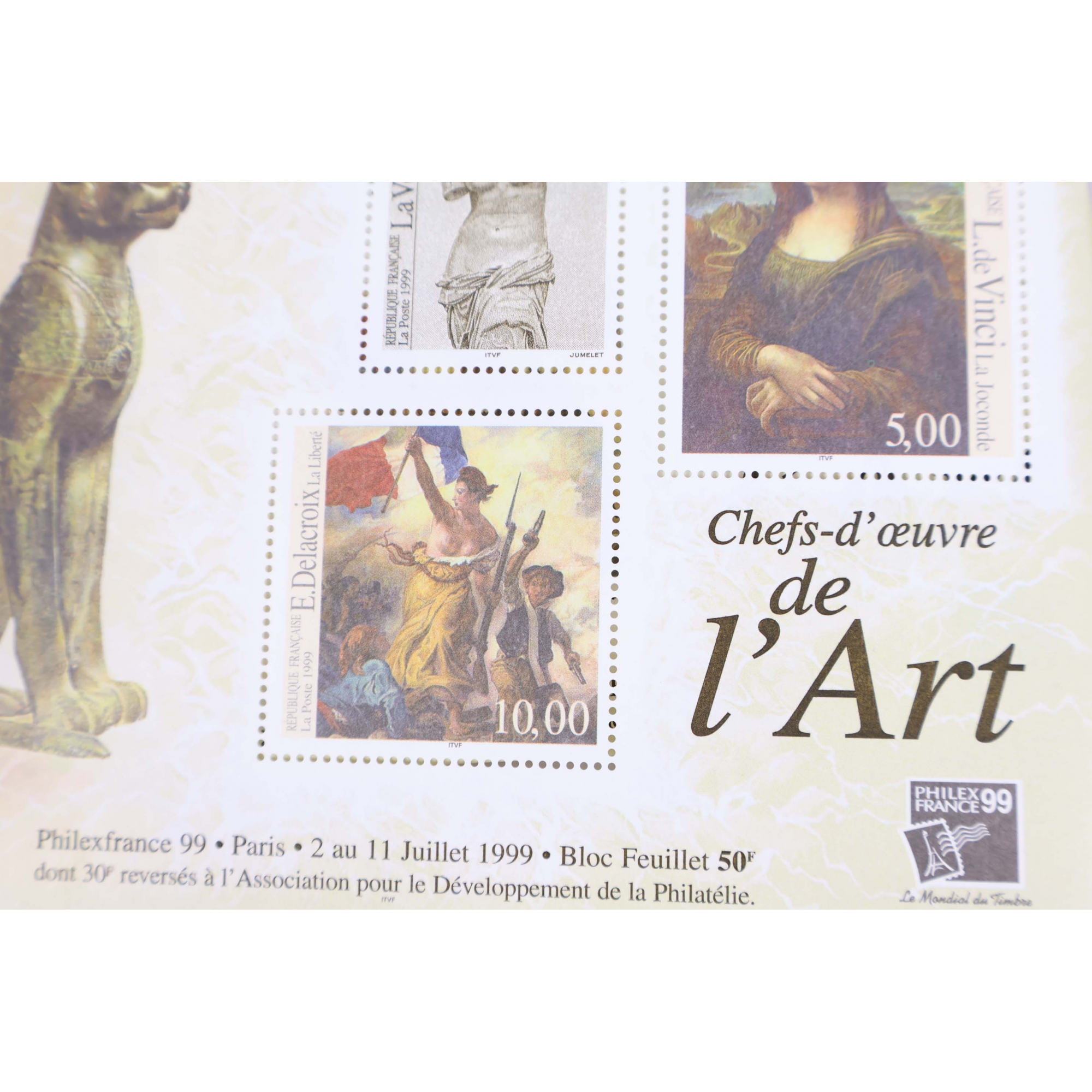 LOT 25 BLOCS N° 23 PHILEXFRANCE 99, TIMBRES NEUFS** FRANCS VALEUR FACIALE 76.22€