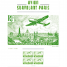 AFFICHE FRANCE SALON DE PRINTEMPS 2025 - AVION SURVOLANT PARIS, NEUFS** LUXE
