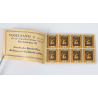 CARNET TIMBRES SARRE N° C84 NEUFS** SIGNÉ EXPERT CHEZ BRUN COTE 3150€ CERTIFICAT