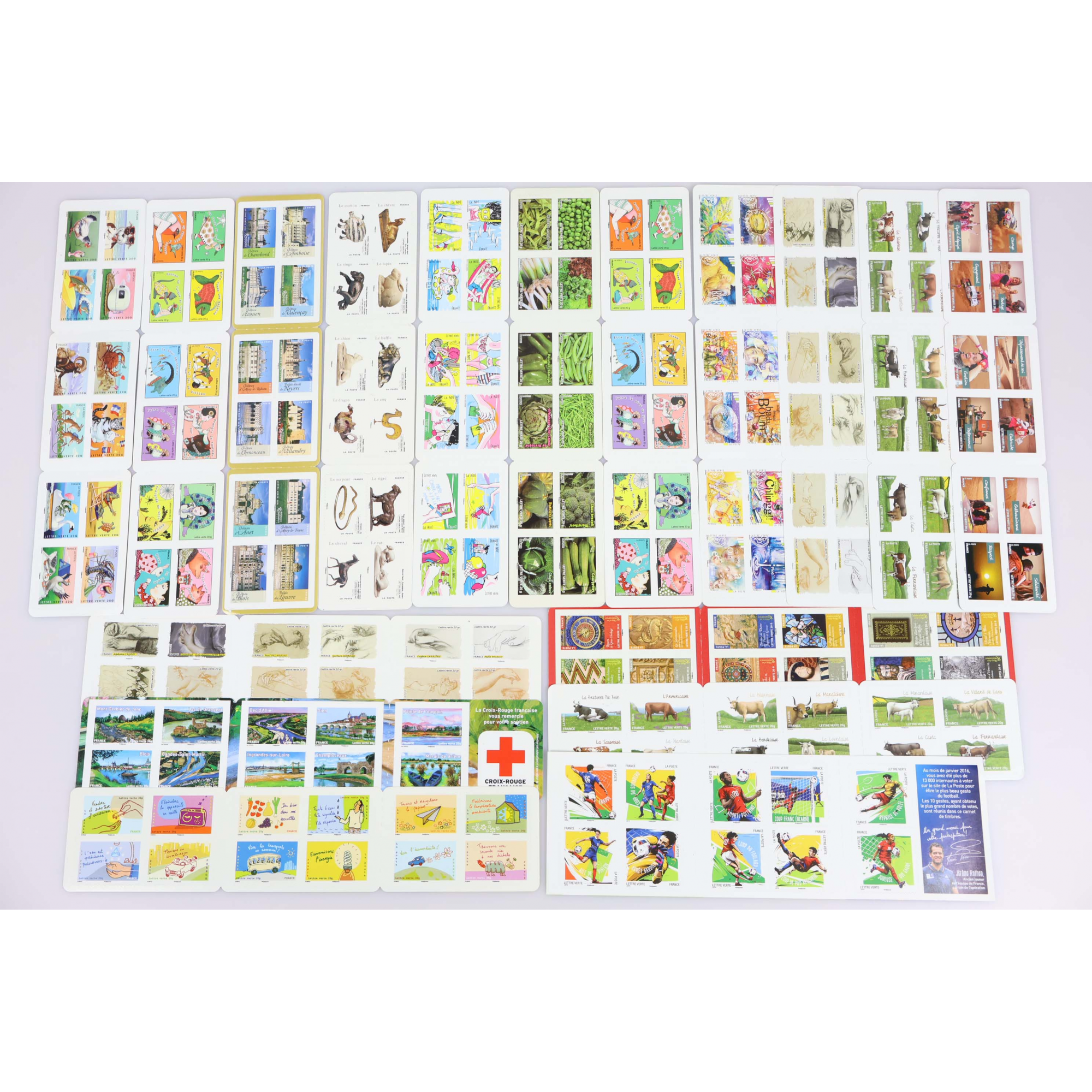 LOT DE 200 TIMBRES VALIDITÉS PERMANENTES AFFRANCHISSEMENT LETTRES VERTES FRANCE