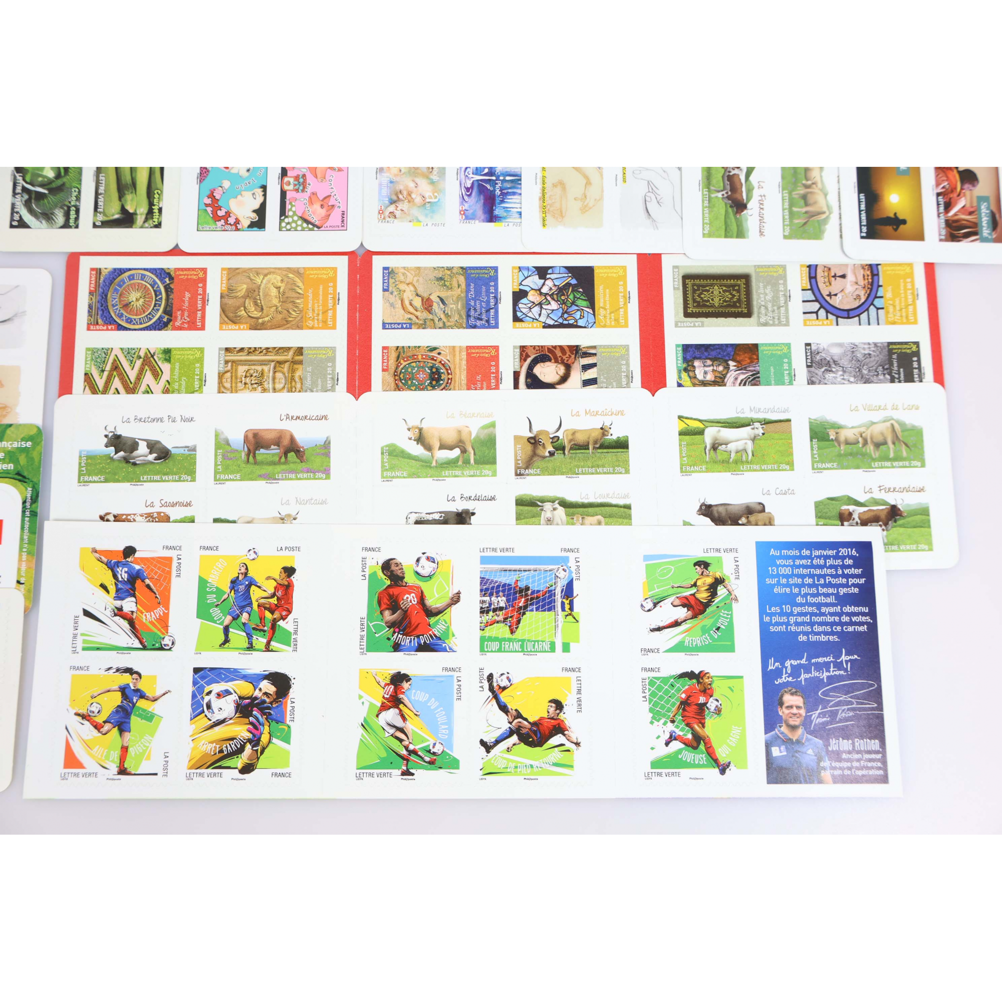 LOT DE 200 TIMBRES VALIDITÉS PERMANENTES AFFRANCHISSEMENT LETTRES VERTES FRANCE