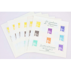 LOT DE 30 BLOCS N° 44 COULEURS DE MARIANNE 3.88€ TIMBRES NEUFS** FACIALE 116.40€