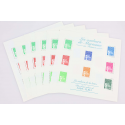 LOT DE 15 BLOCS N° 42 COULEURS DE MARIANNE 5€ TIMBRES NEUFS** FACIALE 75€