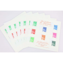 LOT DE 15 BLOCS N° 45 COULEURS DE MARIANNE 5.97€ TIMBRES NEUFS** FACIALE 89.55€