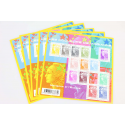 LOT DE 5 BLOCS N° F4409 LES COULEURS DE MARIANNE TIMBRES NEUFS** FACIALE 65.9€