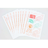 LOT DE 20 FEUILLETS N° F4687 LA LETTRE EN LIGNE, TIMBRES NEUFS** FACIALE 68.40€