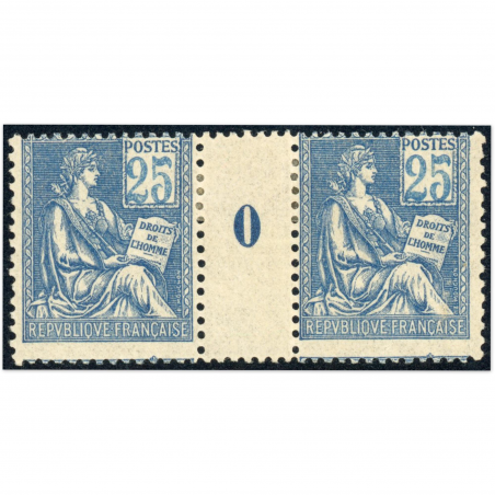 FRANCE MILLÉSIME TIMBRES N° 114 NEUFS* EMIS EN 1900 SIGNÉS PAR EXPERT CHEZ BRUN