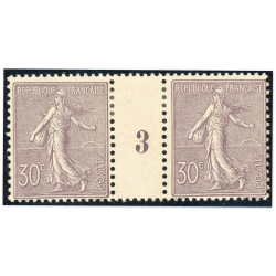 FRANCE MILLÉSIME TIMBRES N° 133 NEUFS* EMIS EN 1903 SIGNÉS PAR EXPERT CHEZ BRUN