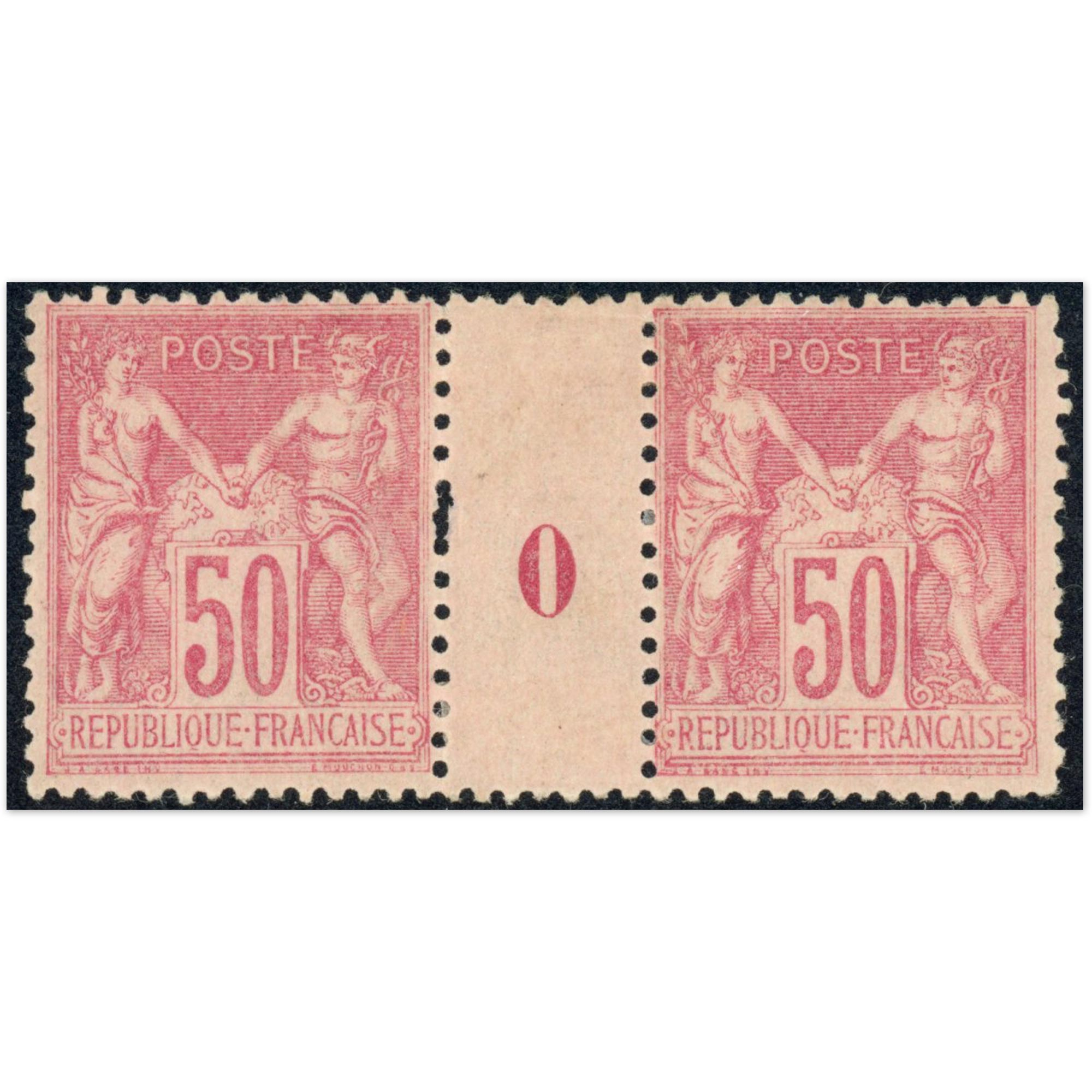 FRANCE MILLÉSIME TIMBRES N° 104 NEUFS* EMIS EN 1900 SIGNÉS PAR EXPERT CHEZ BRUN FRANCE MILLÉSIME TIMBRES N° 104 NEUFS* EMIS EN 1900 SIGNÉS PAR EXPERT CHEZ BRUN