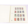 FRANCE, COLLECTION TIMBRES NEUFS/OBLITÉRÉS 1940 A 1957 FEUILLES SAFE COTE 4300€
