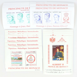 MONACO LOT DE 28 BLOCS DE 6€ N° 88/89/90/92 TIMBRES NEUFS** VALEUR FACIALE 168€