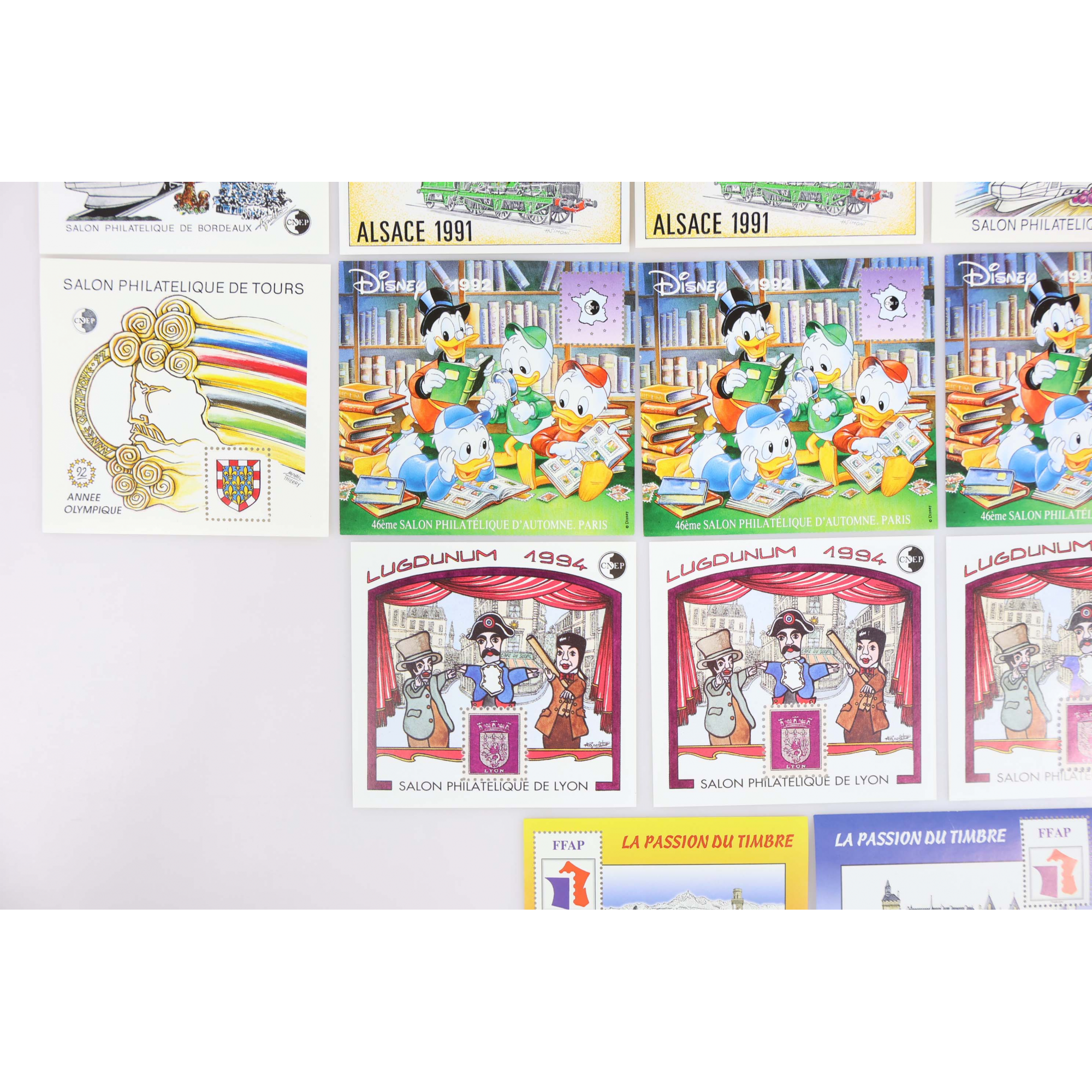 FRANCE BLOCS CNEP ENTRE 1986 ET 1994 (N°7 À 19) + FFAP (N°3 A 5) TIMBRES NEUFS**
