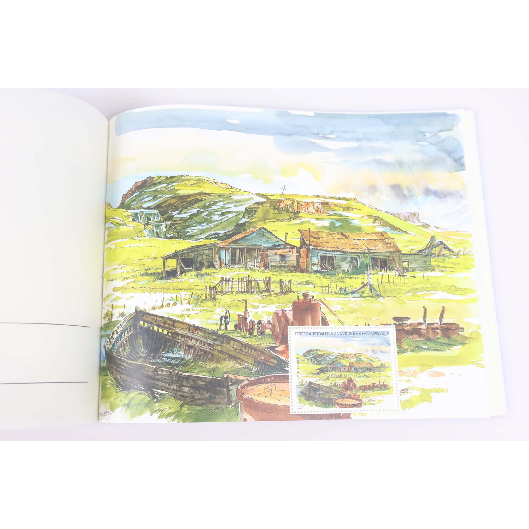 TAAF N° C248 CARNET DE VOYAGE SERGE MARKO EDITION PRESTIGE, 1999