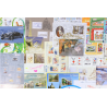 FRANCE, LOT DE BLOCS DE 2016 A 2019 TIMBRES NEUFS**, VALEUR FACIALE 163 EUROS