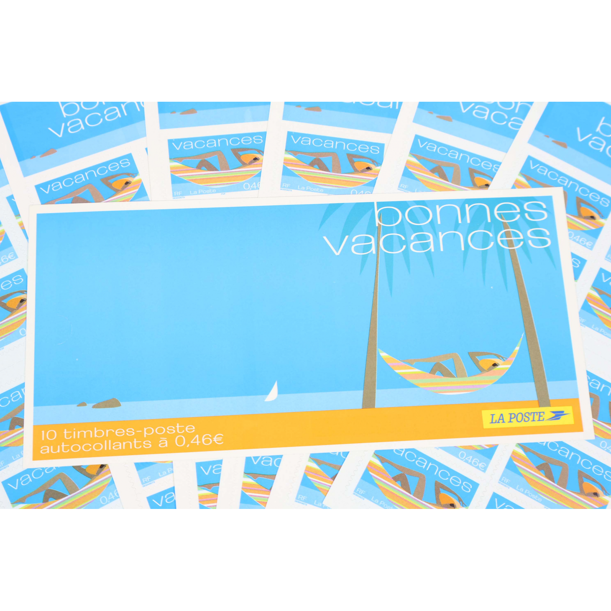 LOT 15 CARNETS AUTOADHÉSIFS BC33 VACANCES TIMBRES NEUFS** 0.46€ X 10 FACIALE 69€