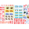 FRANCE LOT TIMBRES EUROS AUTOADHÉSIFS POUR AFFRANCHISSEMENT, VALEUR FACIALE 209€