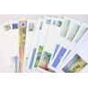 LOT DE 100 ENVELOPPES PRÉ AFFRANCHIES POUR LETTRES 20G FRANCE, THÈMES DIVERS