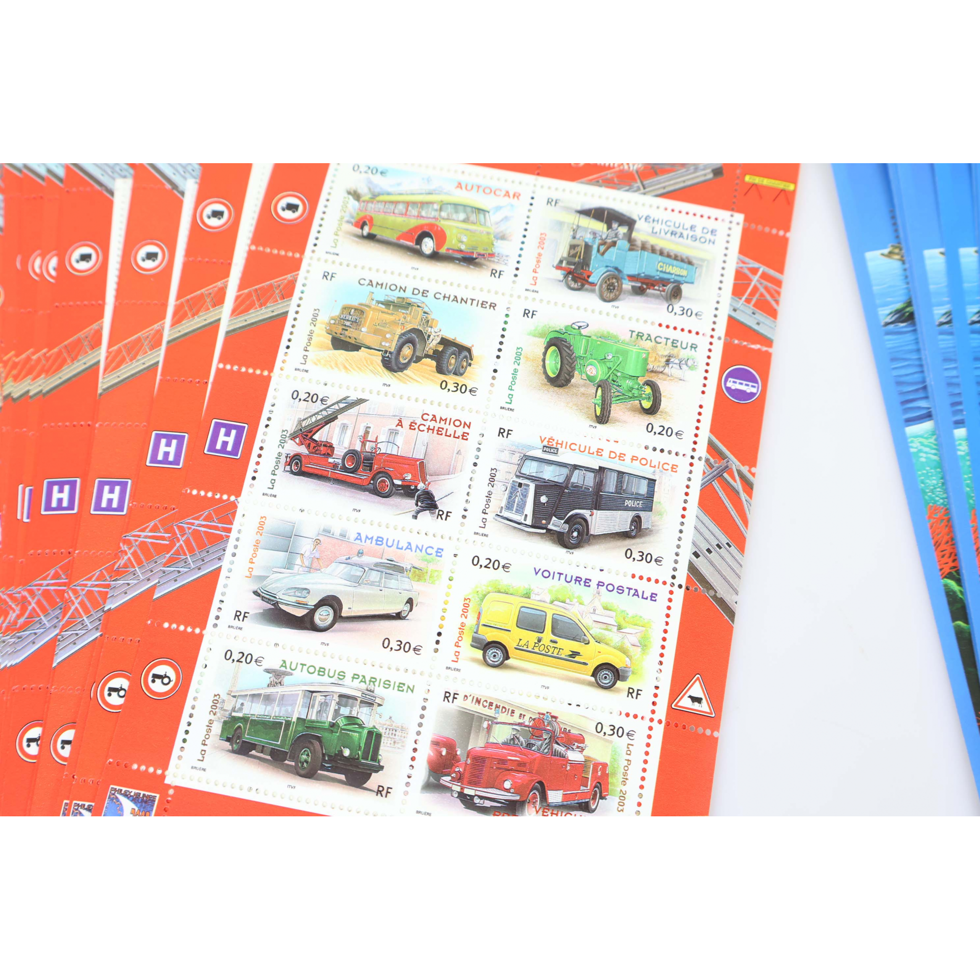 LOT DE 20 AFFRANCHISSEMENTS POUR LETTRES 250G FRANCE TIMBRES EUROS -35% FACIALE