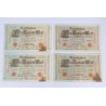 LOT DE COLLECTION 8 ANCIENS BILLETS DE BANQUE 1000 MARK ALLEMAGNE 21 AVRIL 1910