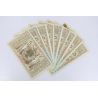 LOT DE COLLECTION 8 ANCIENS BILLETS DE BANQUE 1000 MARK ALLEMAGNE 21 AVRIL 1910