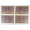 LOT DE COLLECTION DE 10 ANCIENS BILLETS DE BANQUE 1000 MAREK POLOGNE 1919