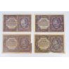 LOT DE COLLECTION DE 10 ANCIENS BILLETS DE BANQUE 1000 MAREK POLOGNE 1919