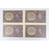 LOT DE COLLECTION DE 10 ANCIENS BILLETS DE BANQUE 1000 MAREK POLOGNE 1919