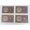 LOT DE COLLECTION DE 10 ANCIENS BILLETS DE BANQUE 1000 MAREK POLOGNE 1919