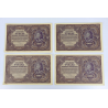 LOT DE COLLECTION DE 10 ANCIENS BILLETS DE BANQUE 1000 MAREK POLOGNE 1919
