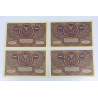LOT DE COLLECTION DE 10 ANCIENS BILLETS DE BANQUE 1000 MAREK POLOGNE 1919