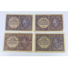 LOT DE COLLECTION DE 10 ANCIENS BILLETS DE BANQUE 1000 MAREK POLOGNE 1919