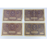 LOT DE COLLECTION DE 10 ANCIENS BILLETS DE BANQUE 1000 MAREK POLOGNE 1919