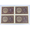 LOT DE COLLECTION DE 10 ANCIENS BILLETS DE BANQUE 1000 MAREK POLOGNE 1919