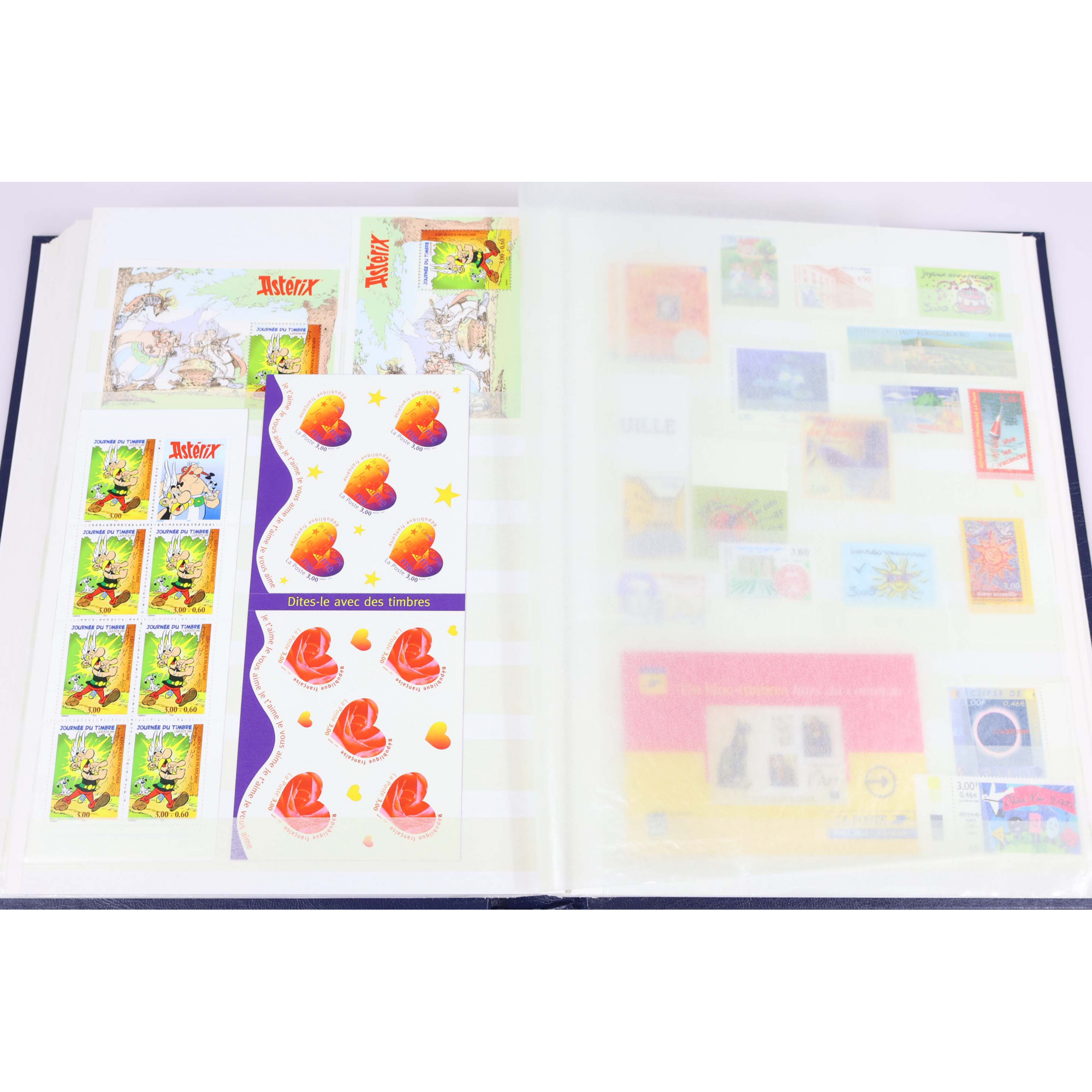 STOCK TIMBRES DE FRANCE 1996 À 2000 BLOCS DE 4 NEUFS**, FACIALE + DE 600 EUROS