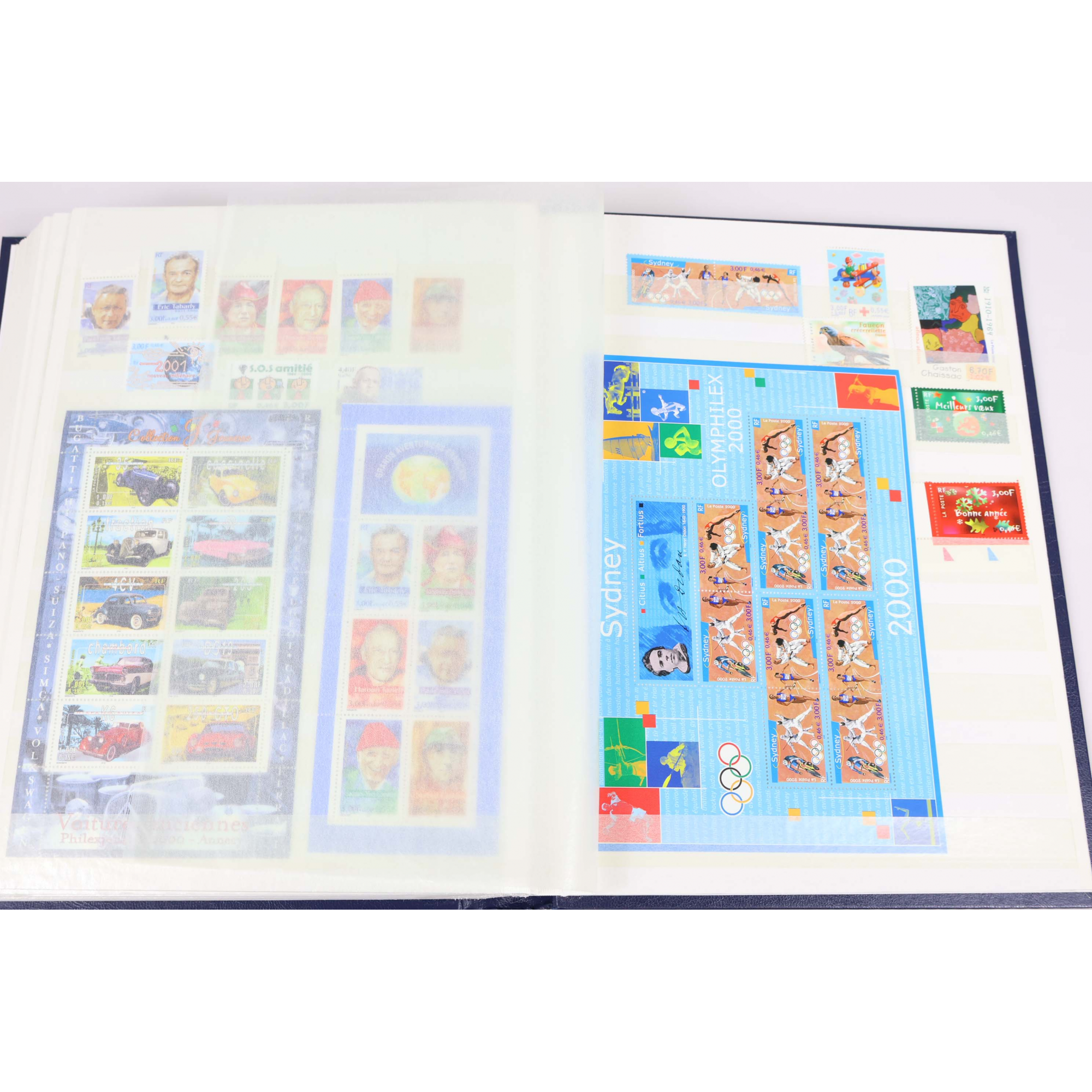 STOCK TIMBRES DE FRANCE 1996 À 2000 BLOCS DE 4 NEUFS**, FACIALE + DE 600 EUROS