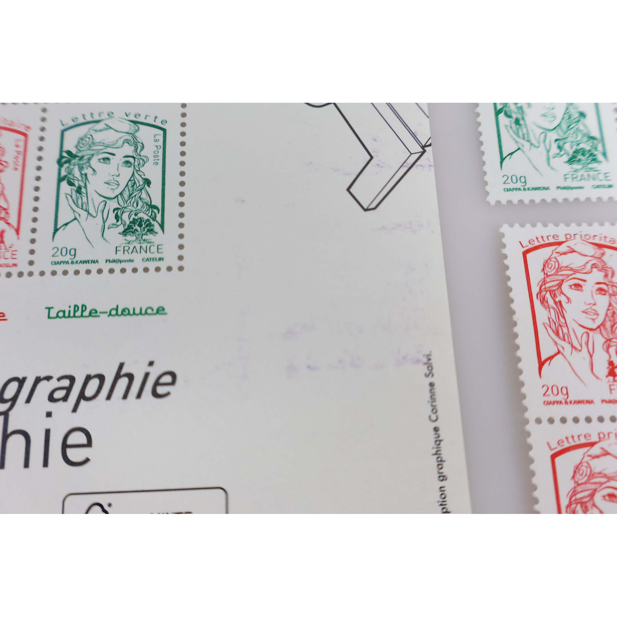 FRANCE LOT DE TIMBRES LETTRES PRIORITAIRES ET LETTRES VERTES NEUFS** VF 188€