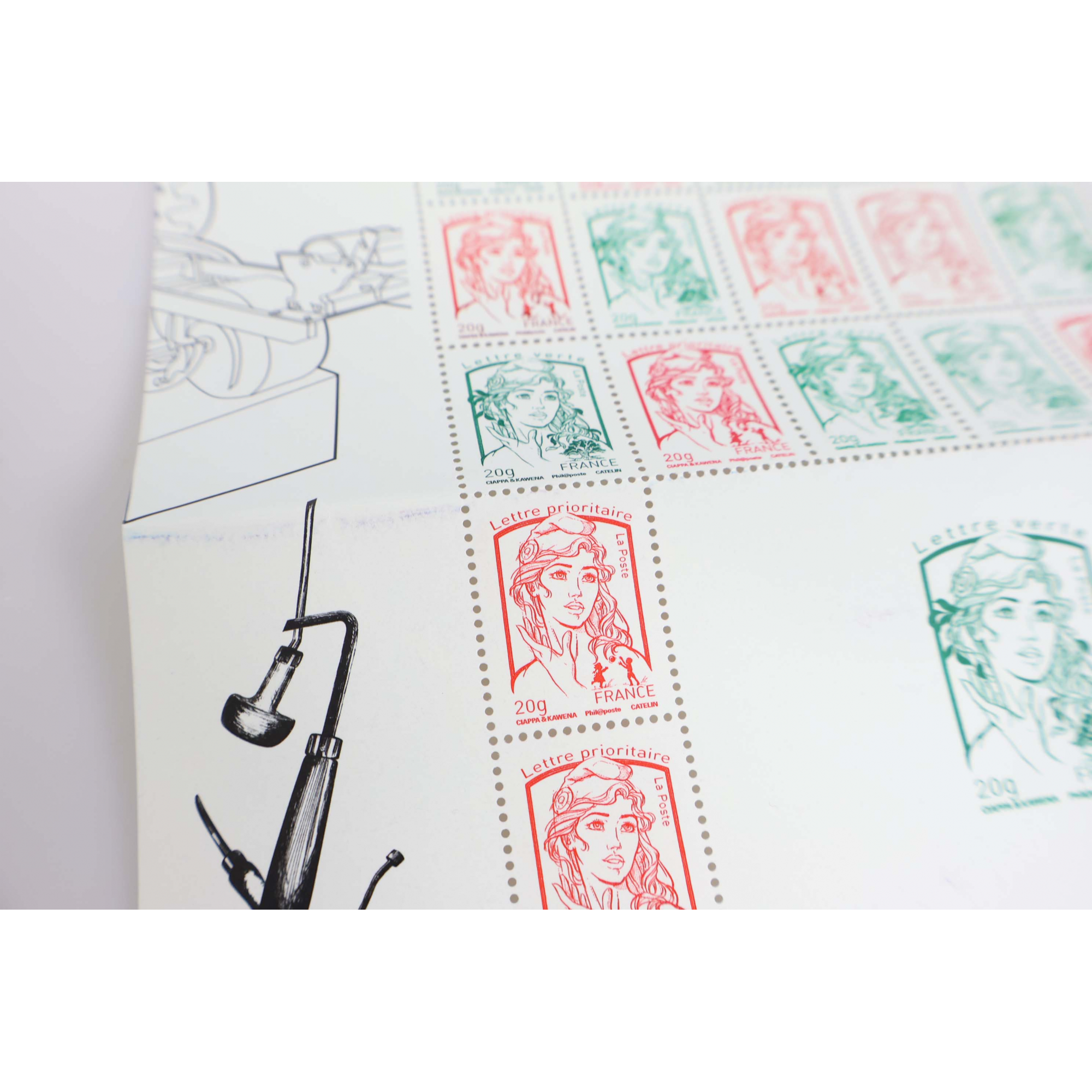 FRANCE LOT DE TIMBRES LETTRES PRIORITAIRES ET LETTRES VERTES NEUFS** VF 188€