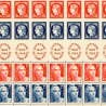 FRANCE, F380 FEUILLE TIMBRES NEUFS SANS CHARNIÈRE, CENTENAIRE DU TIMBRE - 1949